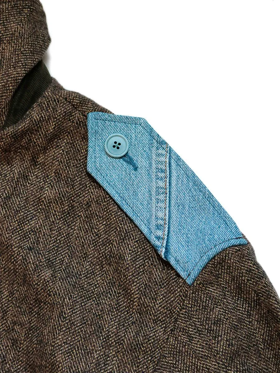 Kapital Cotton tweed dragging coat Jacket