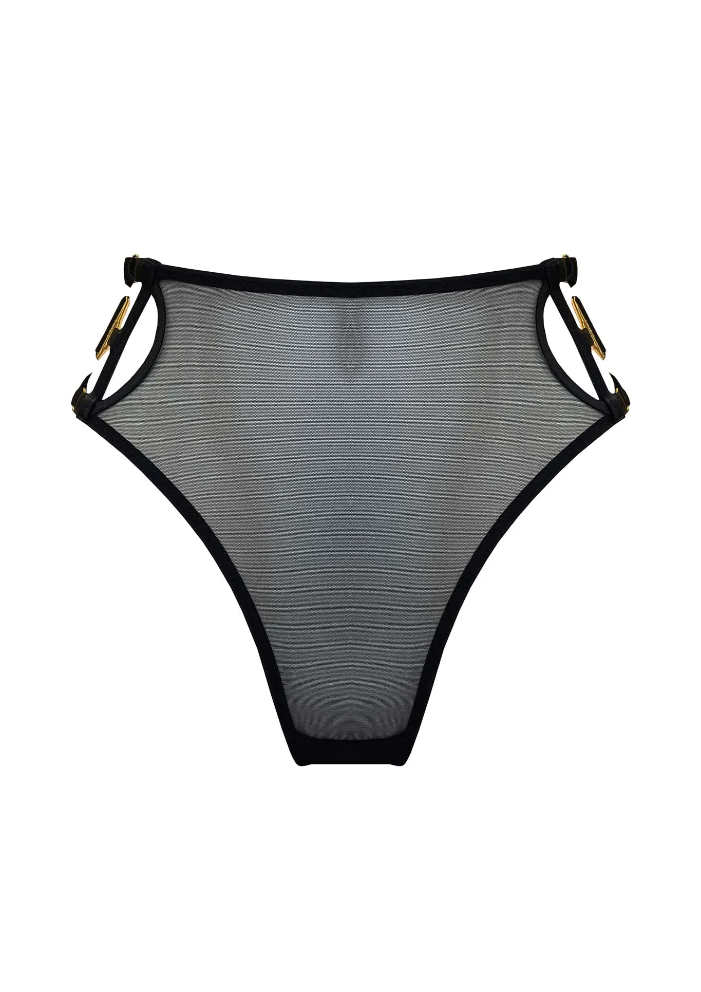 Kora High Waist Thong Black