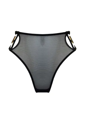 Kora High Waist Thong Black