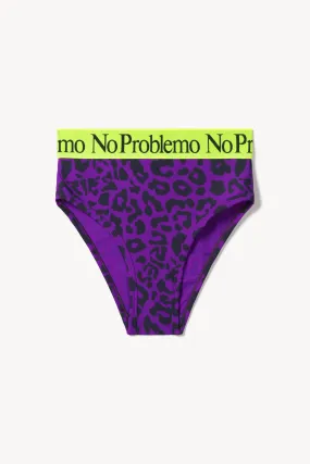 Leopard High Waist Brief