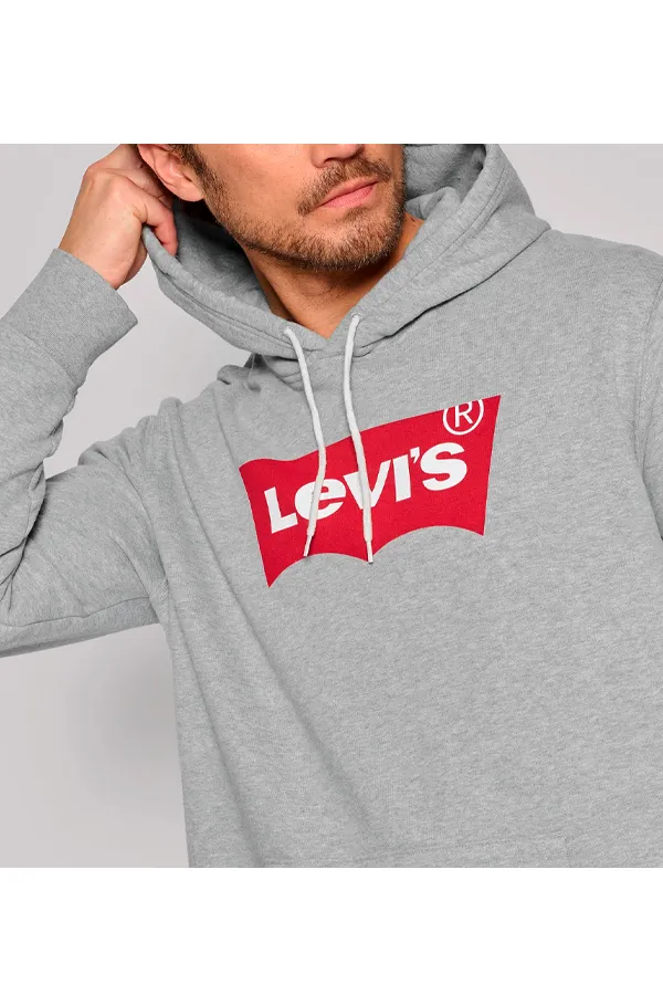 Levi's Graphic Logo Hoodie Grey