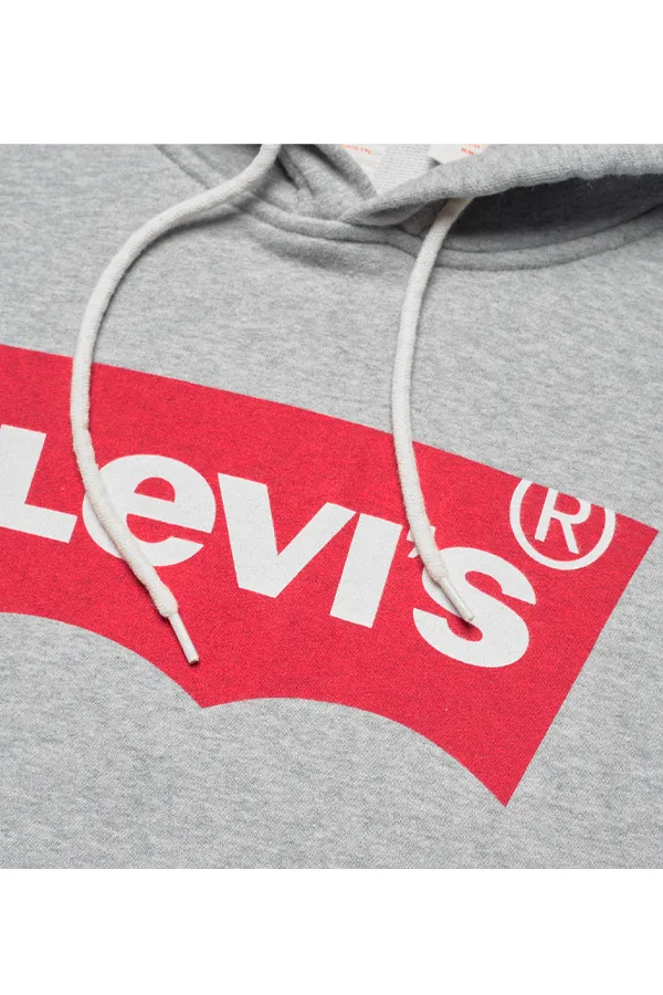 Levi's Graphic Logo Hoodie Grey