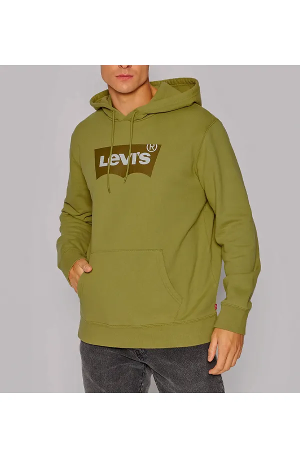 Levi's Graphic Logo Hoodie Olive