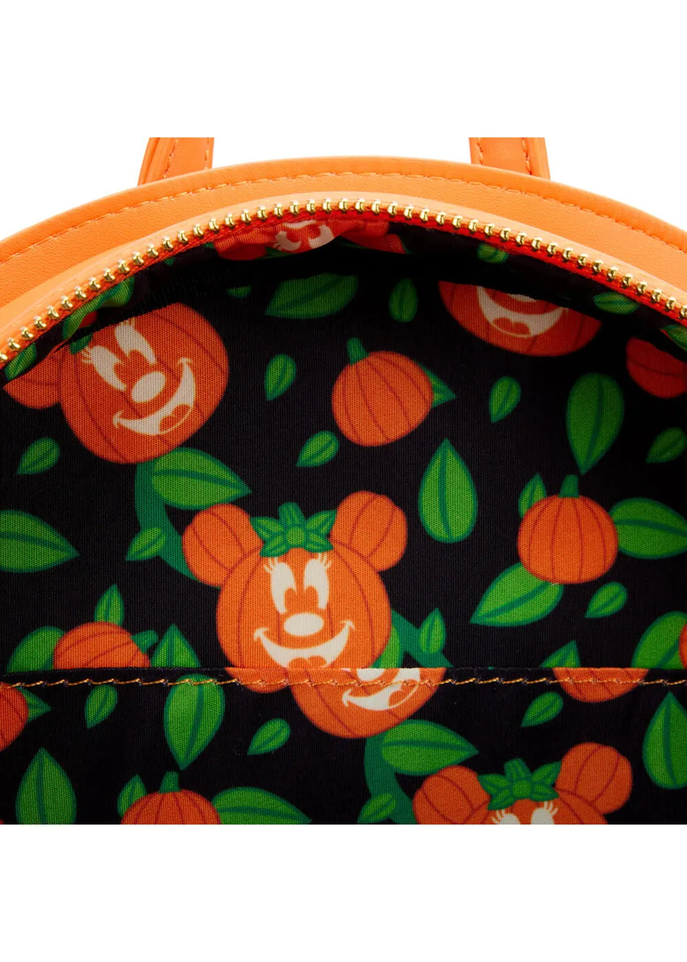 Loungefly Disney Minnie Mouse Glow In The Dark Pumpkin Backpack Orange