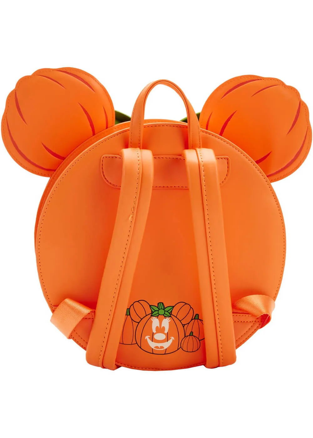 Loungefly Disney Minnie Mouse Glow In The Dark Pumpkin Backpack Orange