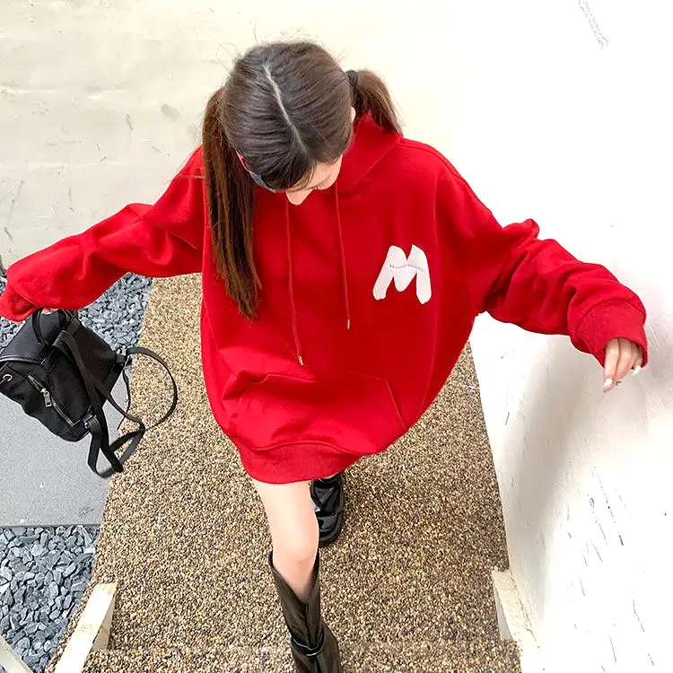 M Red Hoodie