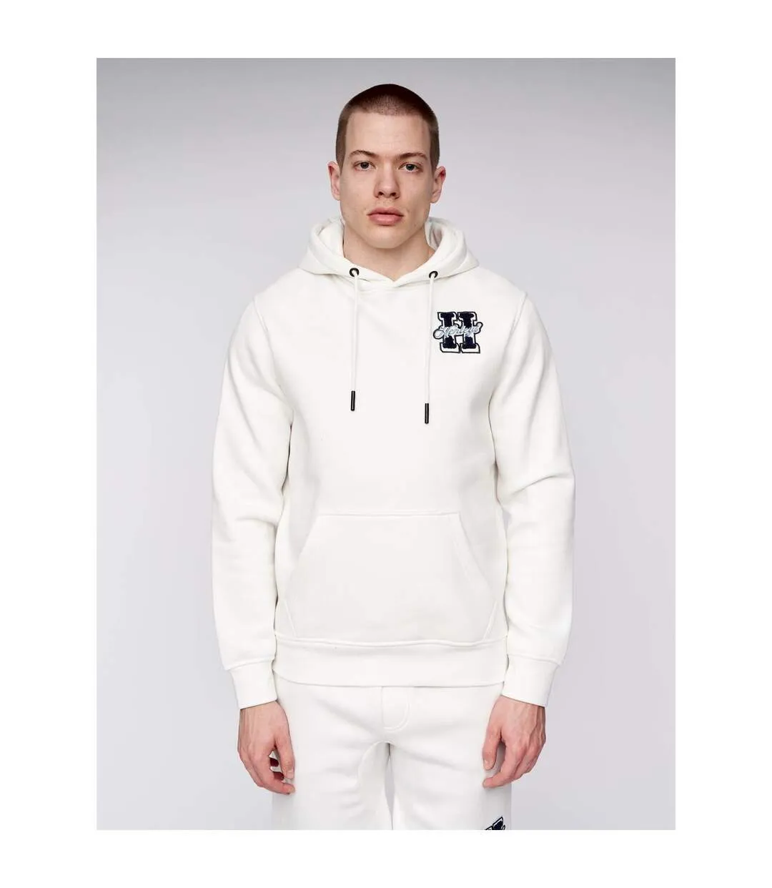 Mens aitchen hoodie off white Henleys