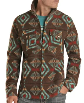 Men's Powder River Aztec Wool Coat