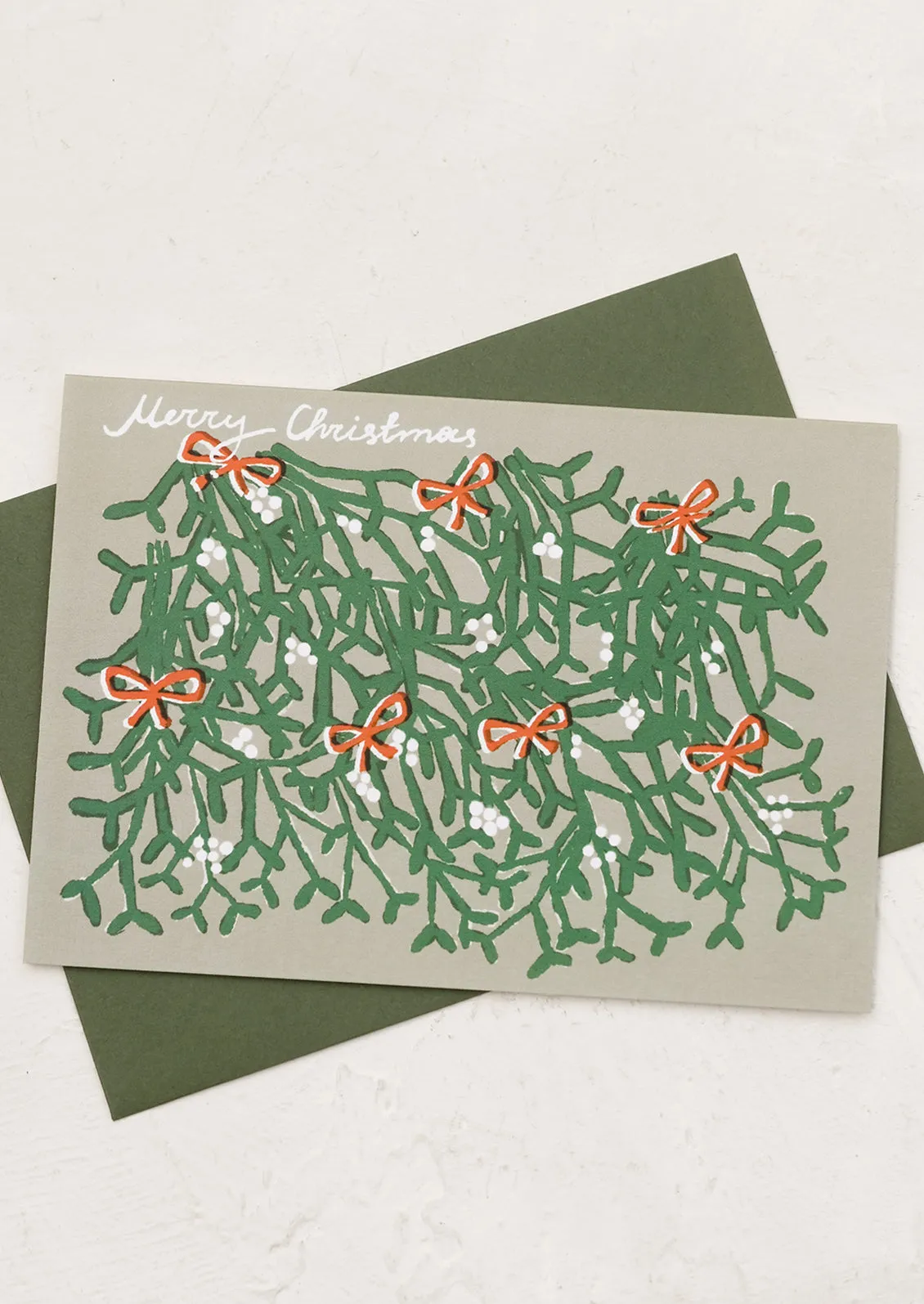 Mistletoe Christmas Card