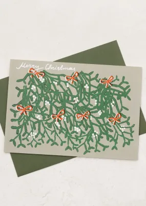 Mistletoe Christmas Card