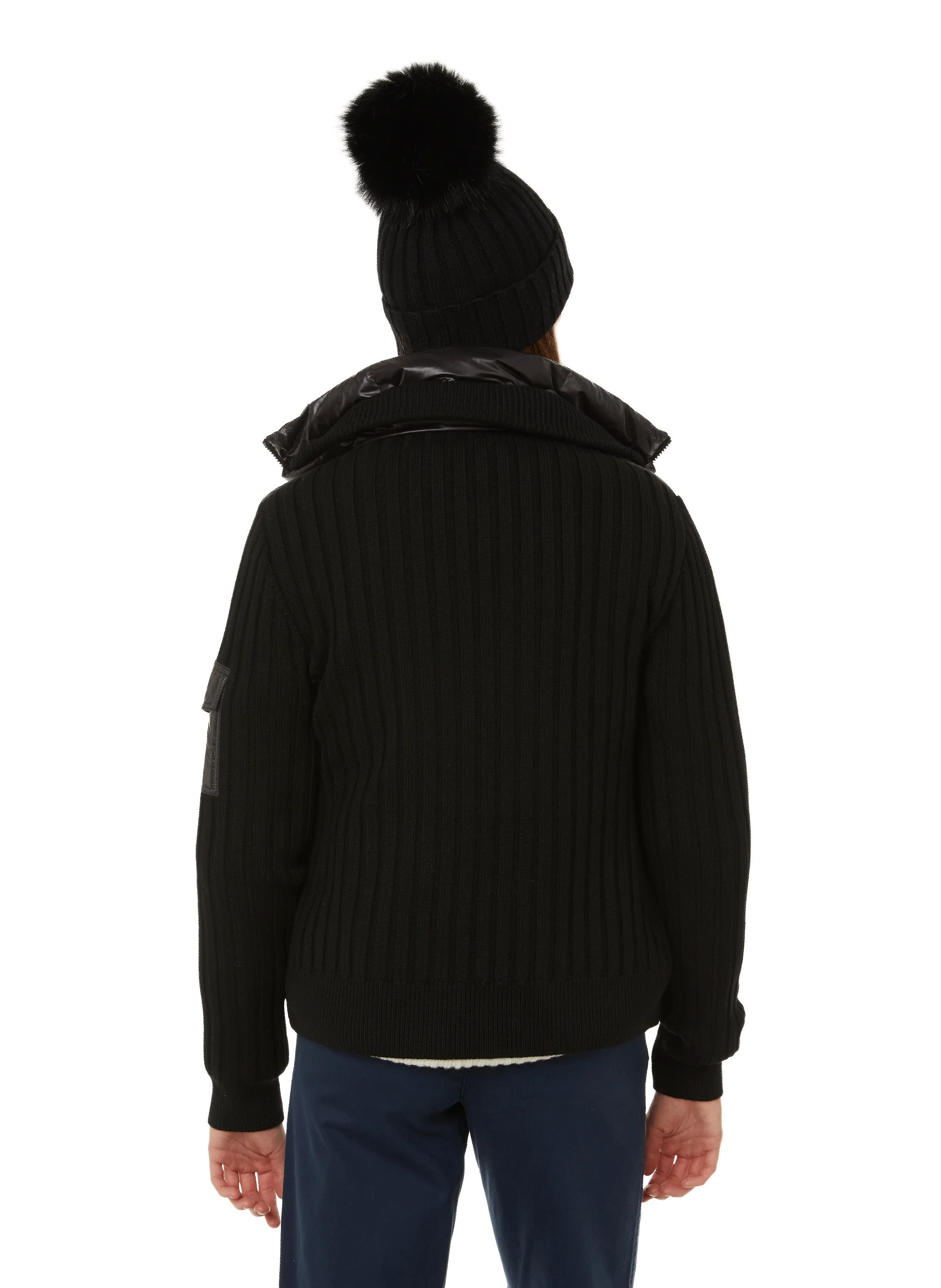 MONCLER  Virgin wool jacket - Black