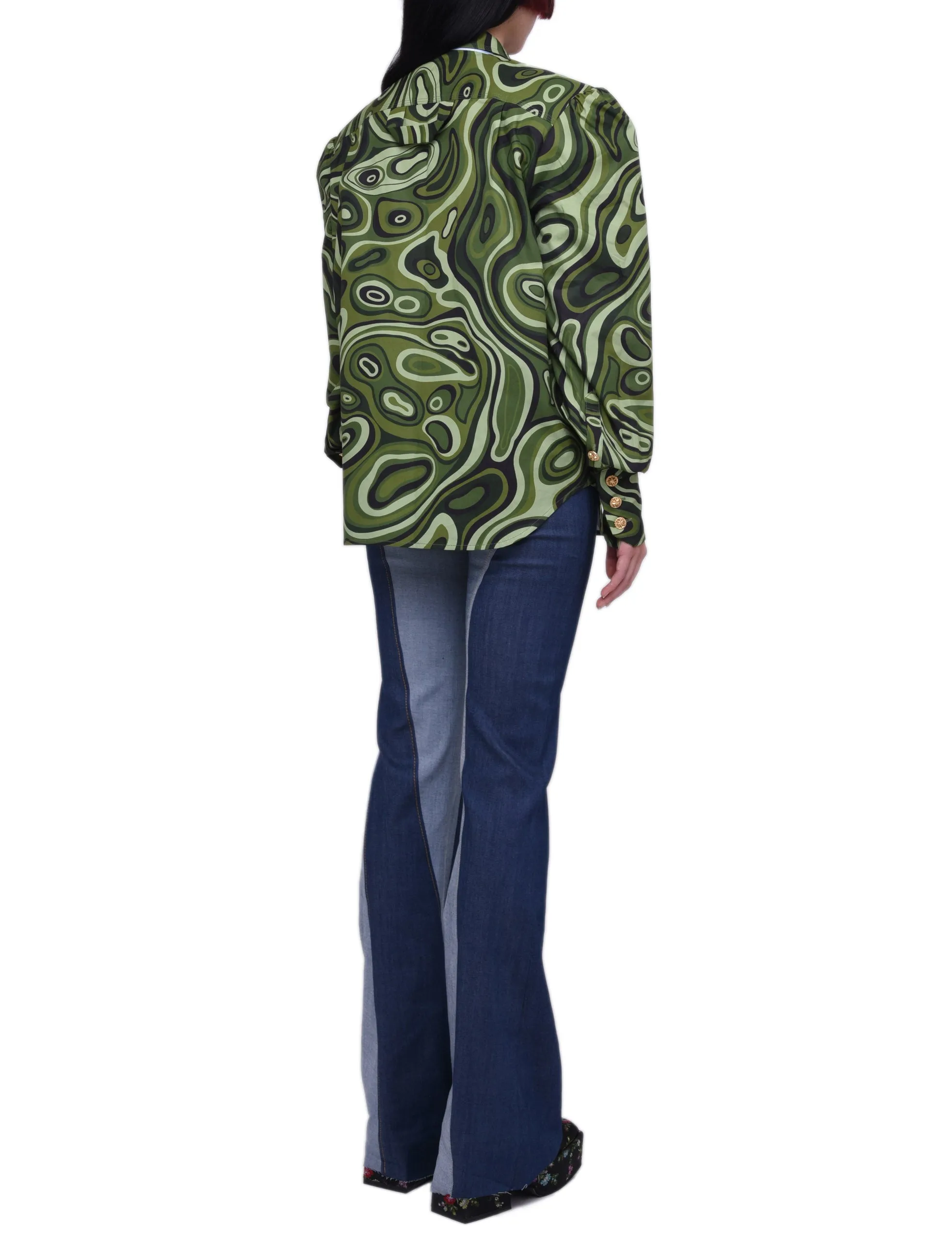 Motoguo Marblelous Guac Green Shirt