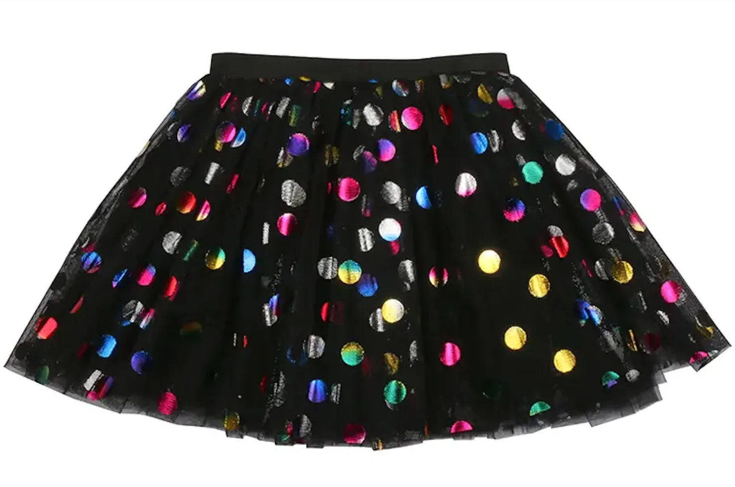 Multi Dot Black Tutu