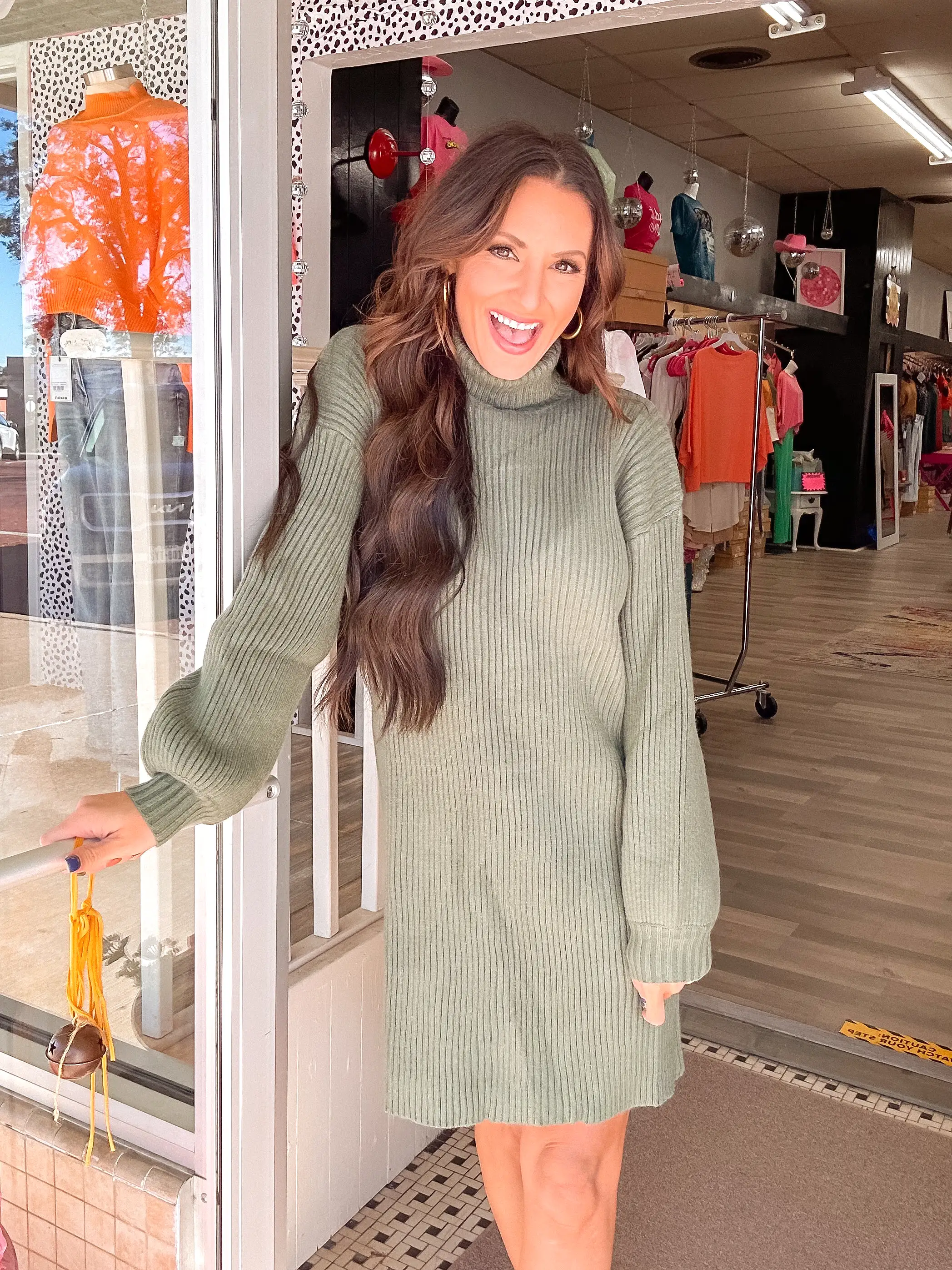 Nothing Like You Olive Sweater Dress