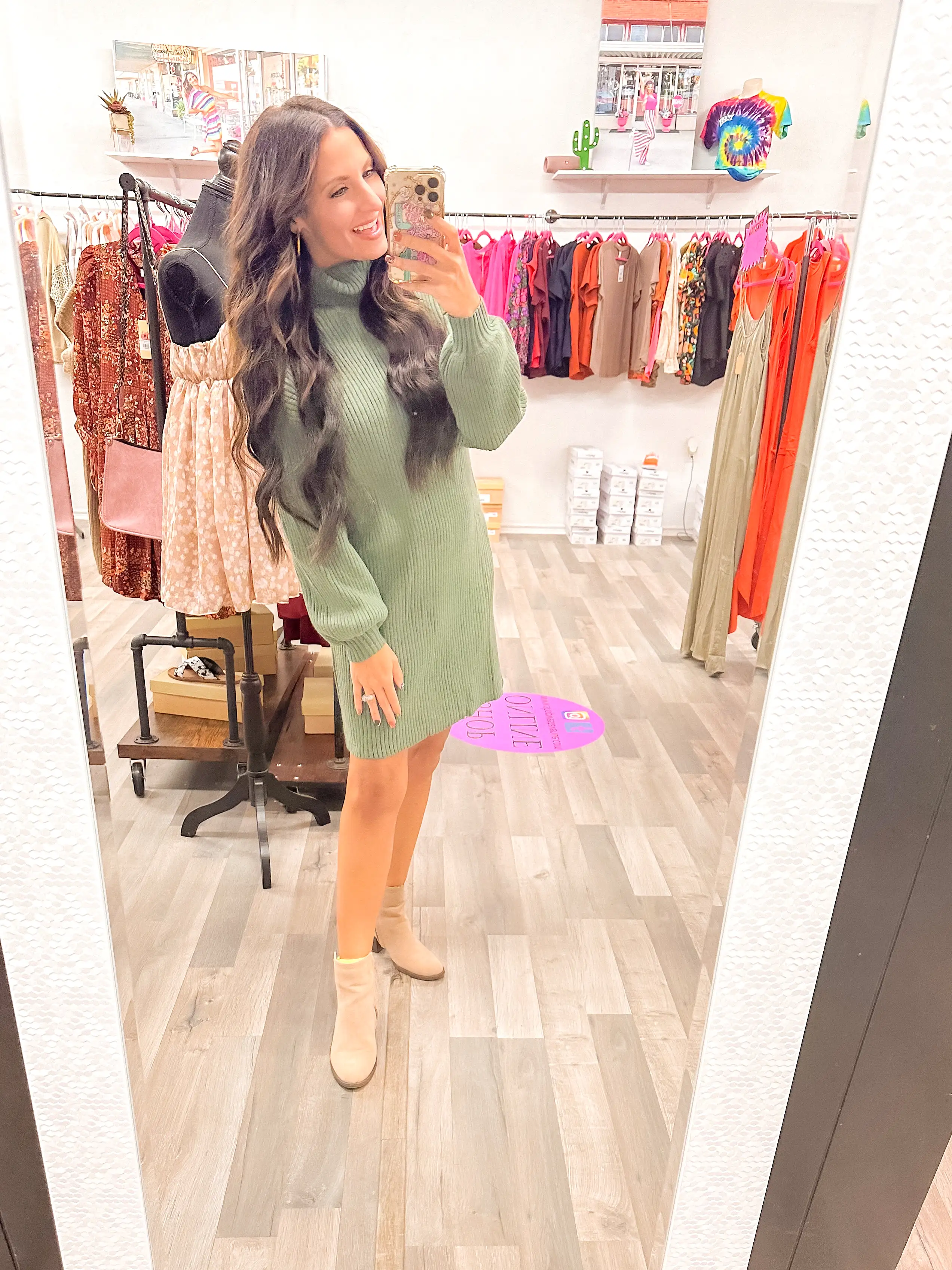 Nothing Like You Olive Sweater Dress