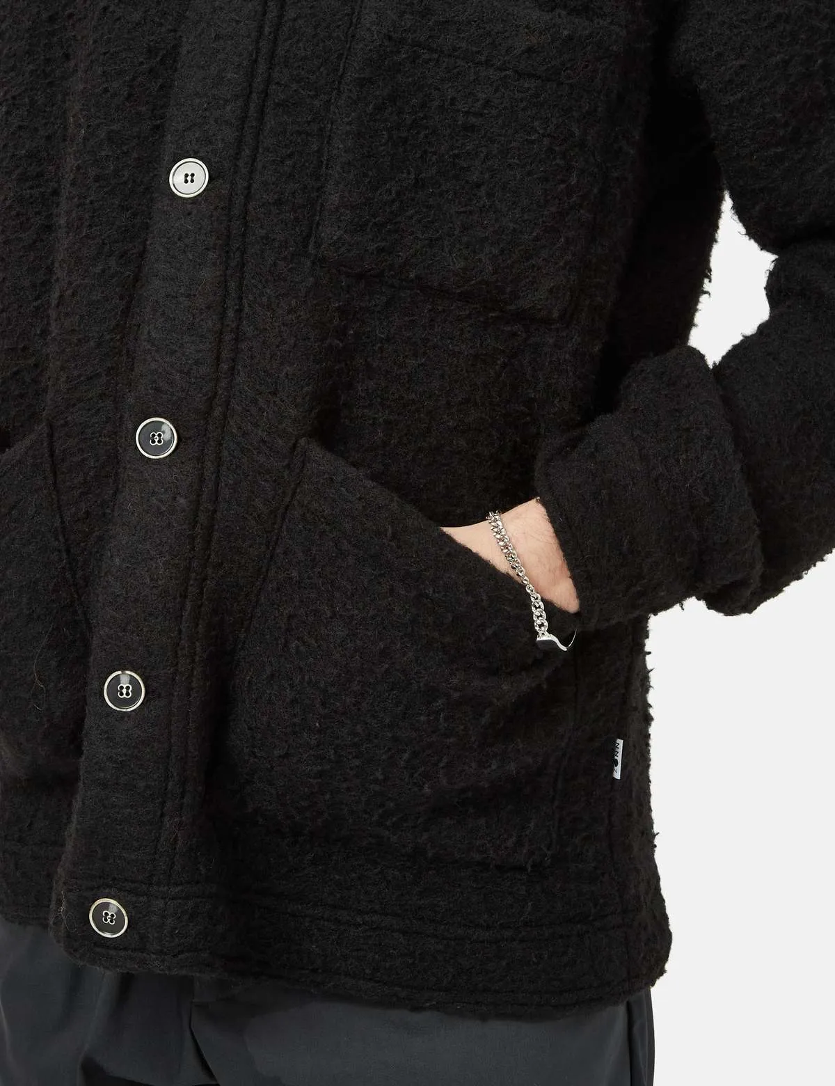 Olav Wool Jacket - Black