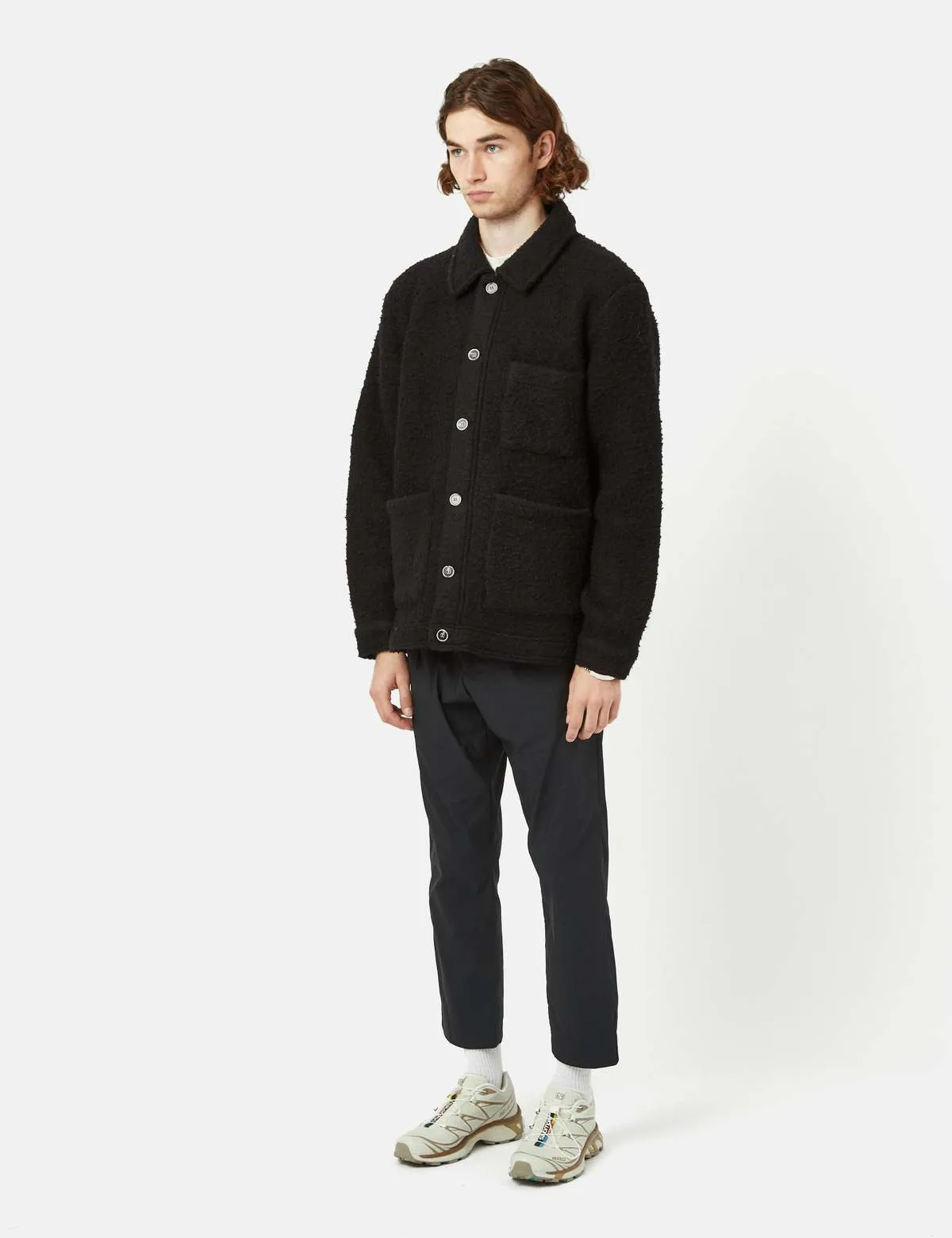 Olav Wool Jacket - Black