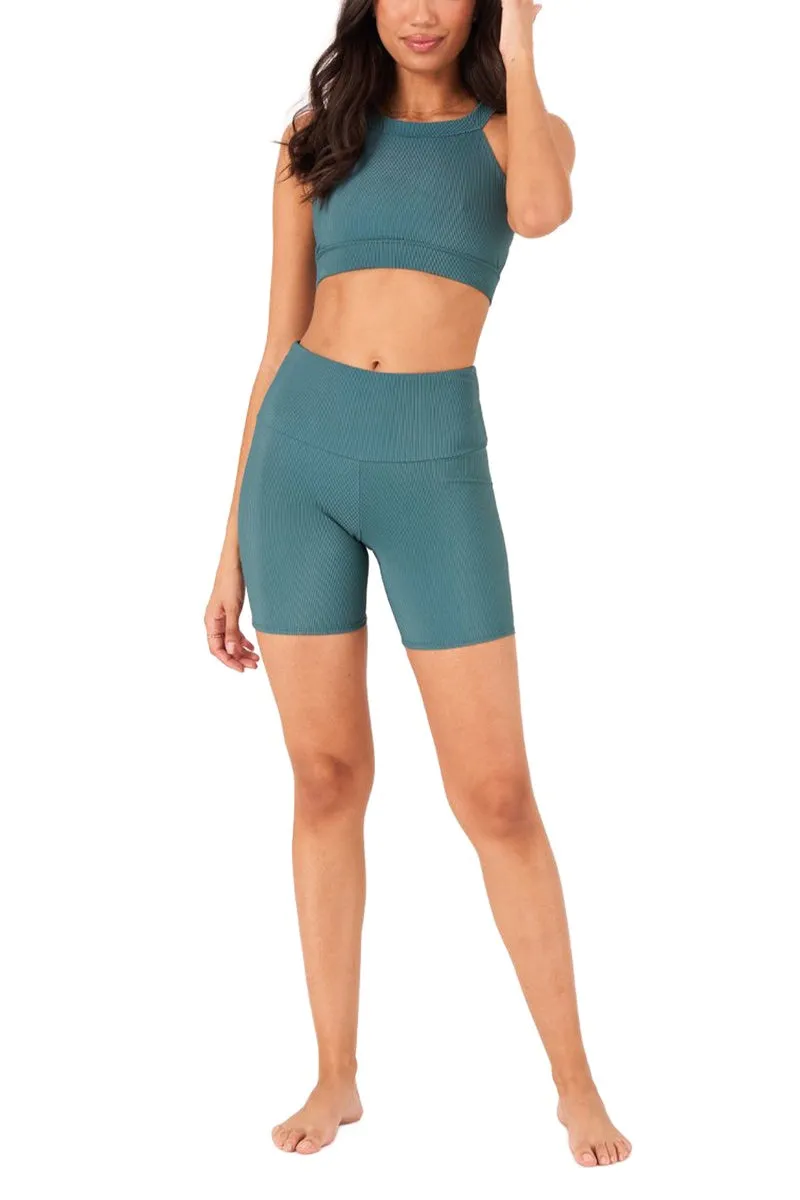 Onzie High Rise Mini Biker Short 2262 Ribbed