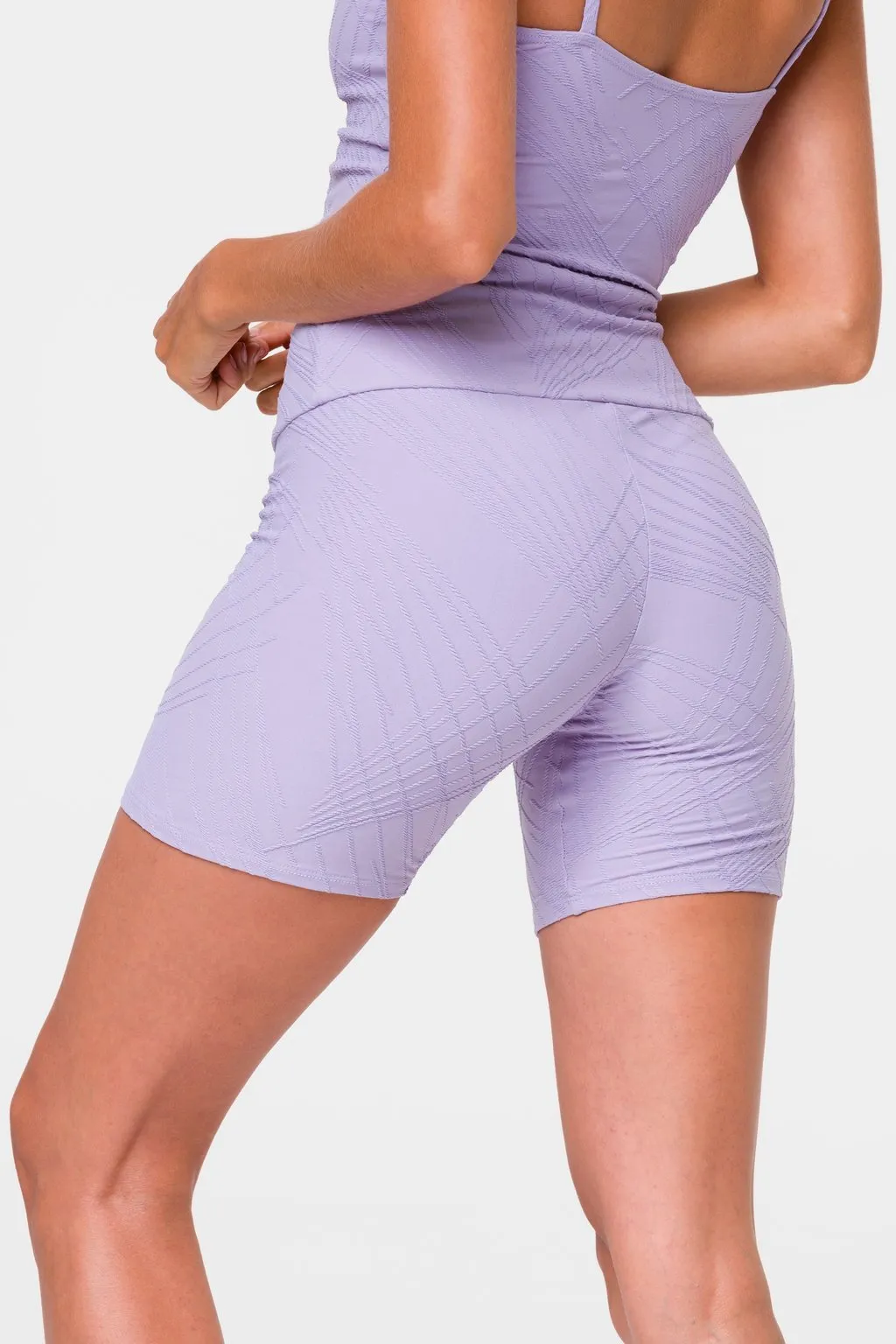 Onzie High Rise Mini Biker Short 2262 Selenite