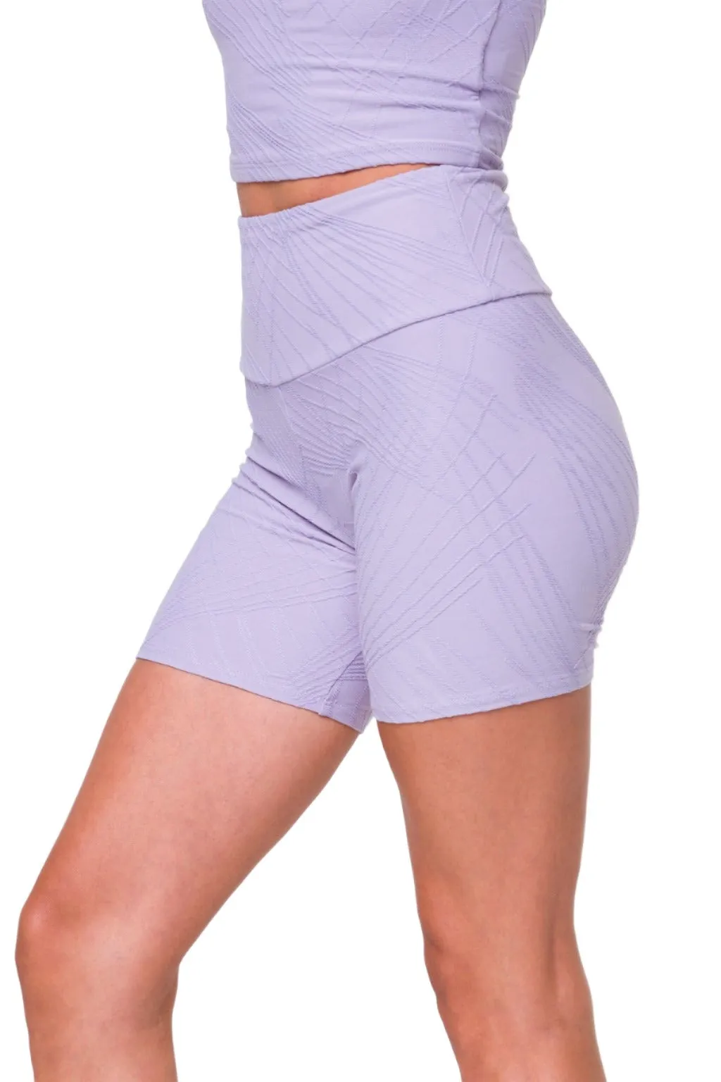 Onzie High Rise Mini Biker Short 2262 Selenite