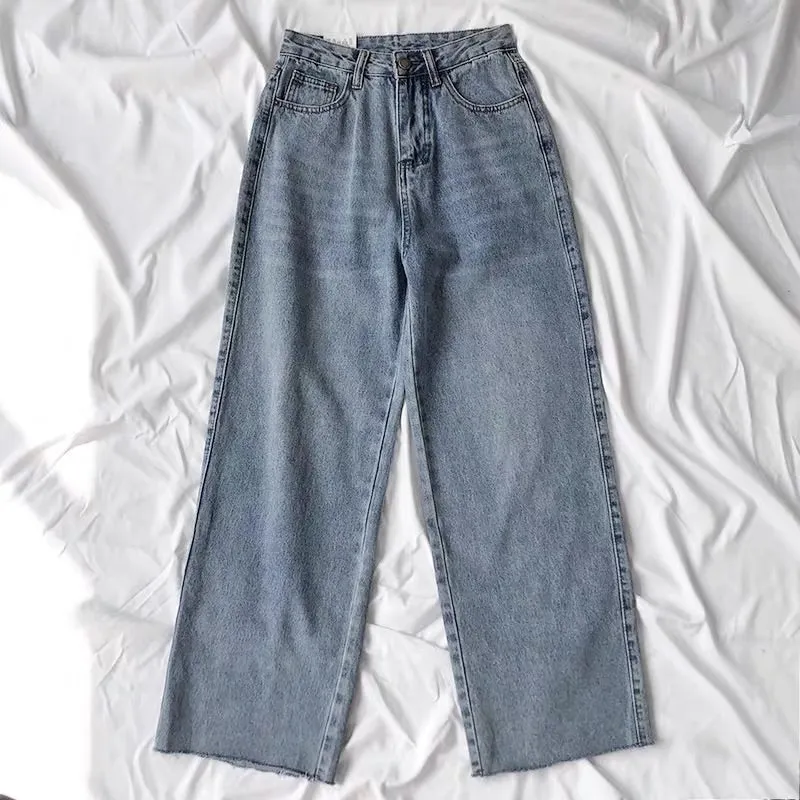 RETRO HIGH WAIST WIDE-LEG JEANS