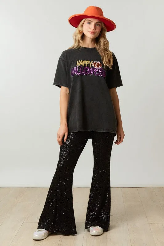 Sequin Halloween T-Shirt