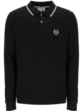 Sergio Tacchini Long Sleeve Polo Shirt Black