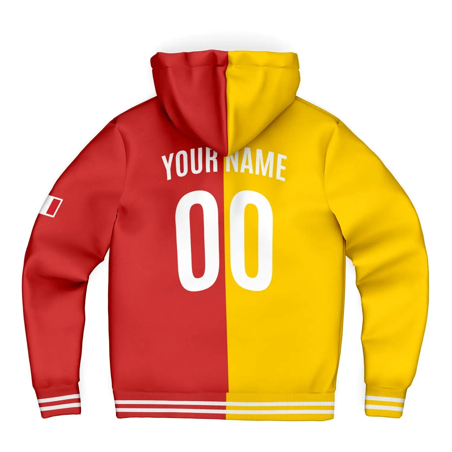 Sicily Microfleece Zip-Up Hoodie - Custom Name + Number