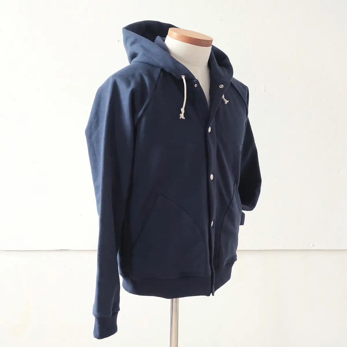 Snap Hoodie - Navy