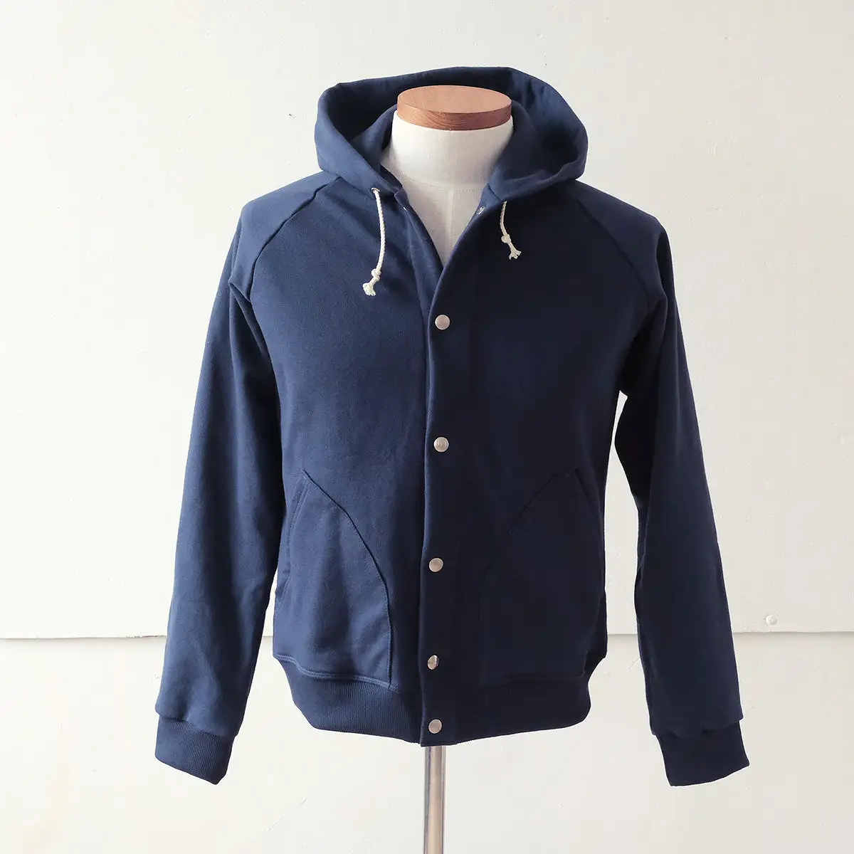 Snap Hoodie - Navy