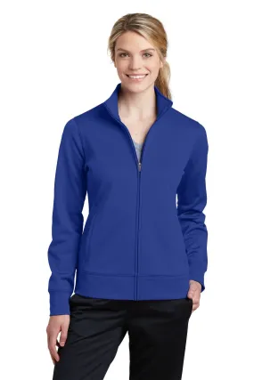 Sport-Tek Ladies Sport-Wick Fleece Full-Zip Jacket LST241 True Royal