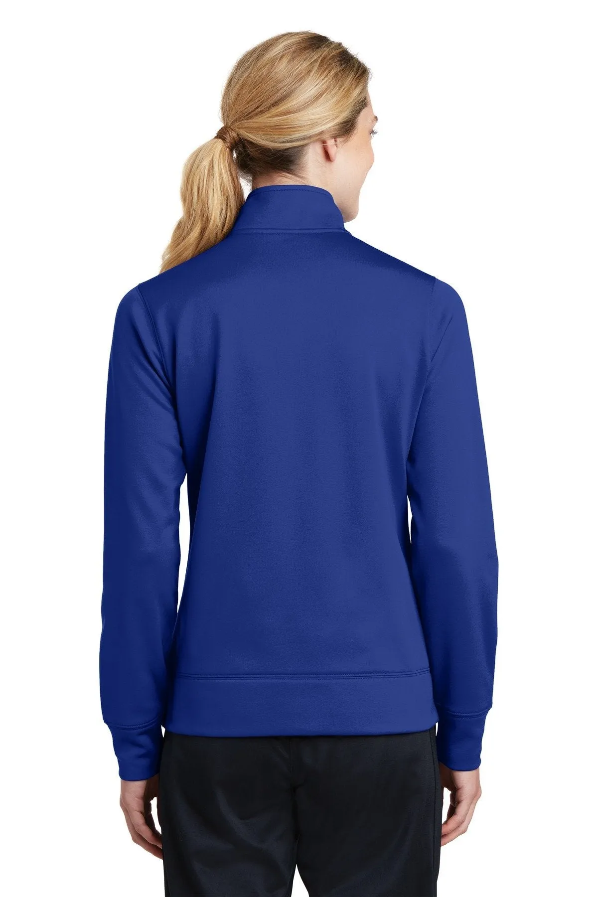 Sport-Tek Ladies Sport-Wick Fleece Full-Zip Jacket LST241 True Royal