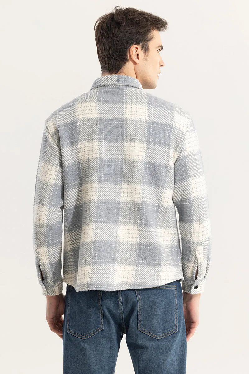 Square Grid Grey Checks Shirt