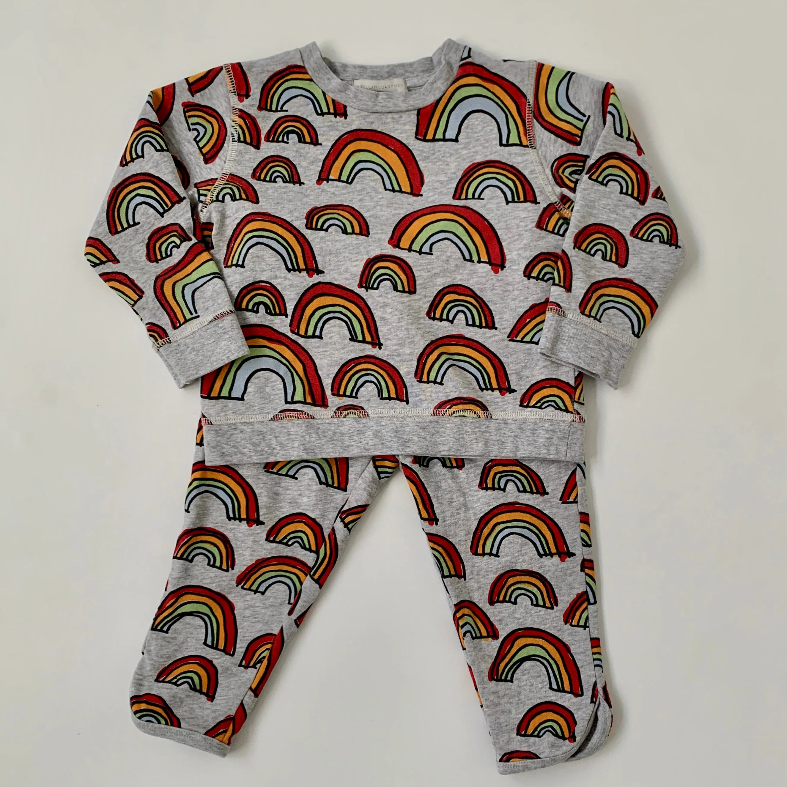 Stella McCartney Rainbow Jersey Set: 3 Years