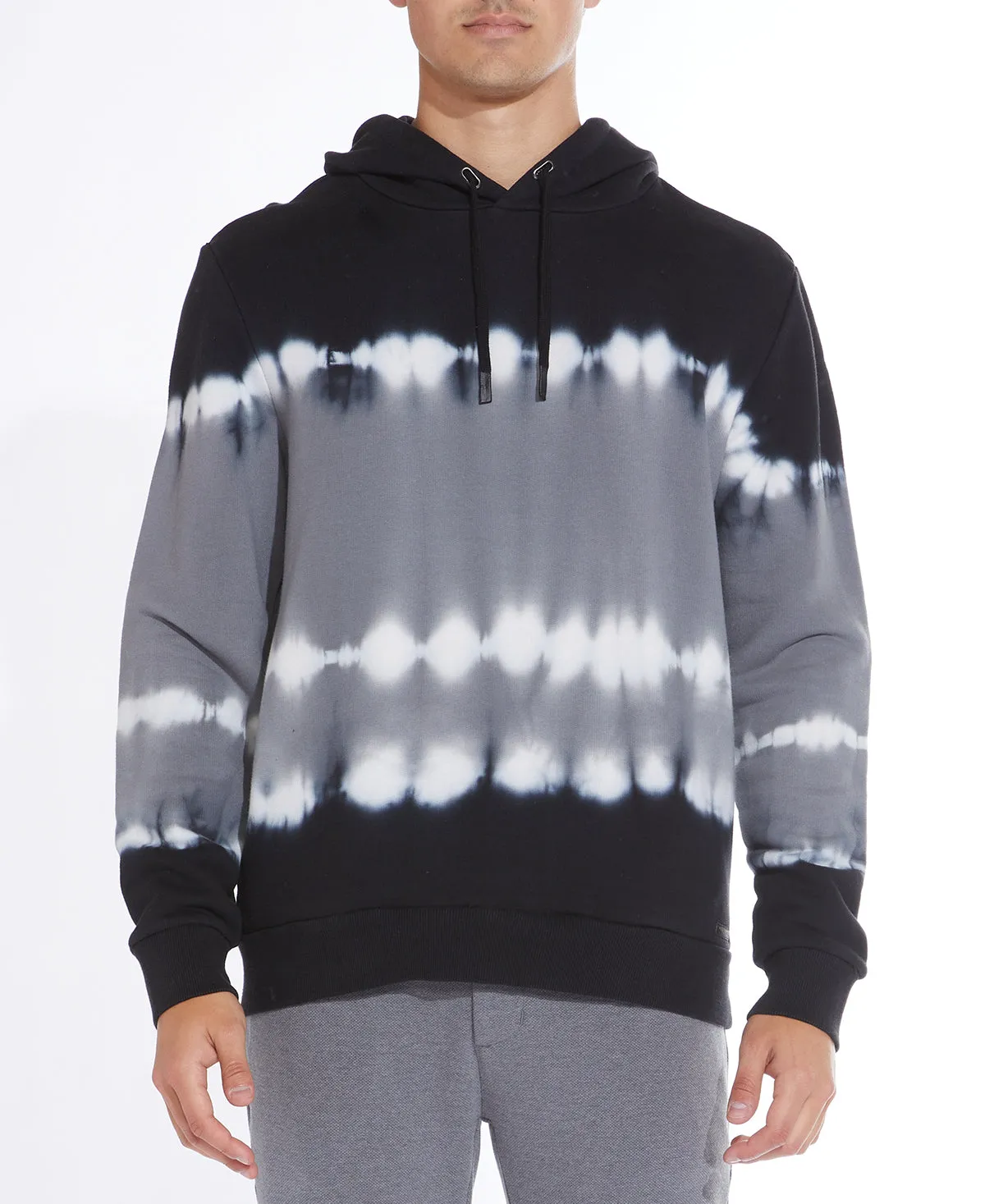 Stokes Tie-Dyed Hoodie (Black)