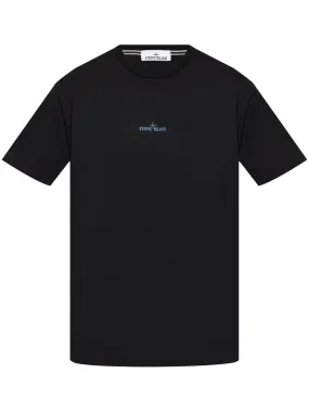 Stone Island - T Shirt black à logo