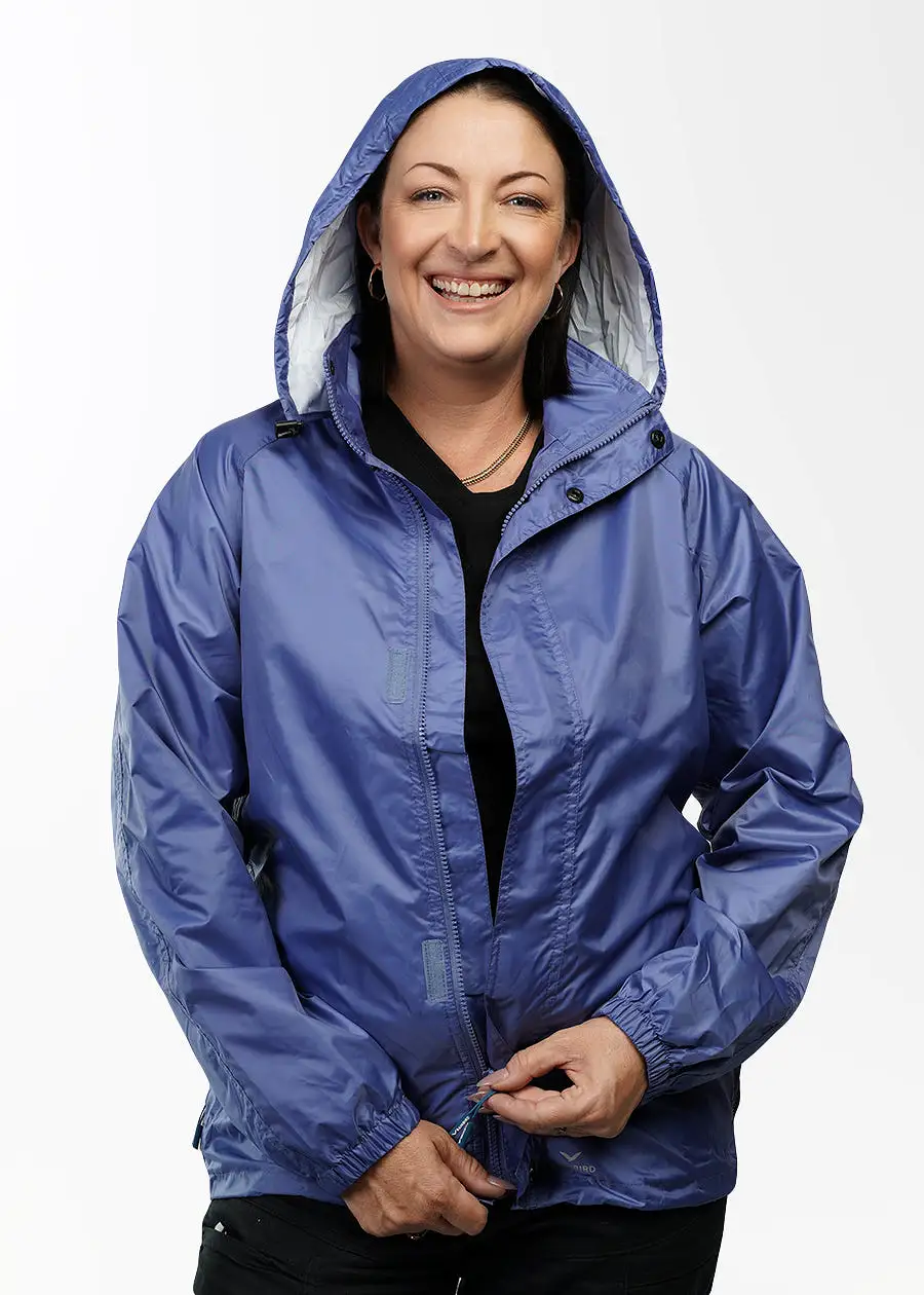 Stowaway waterproof jacket