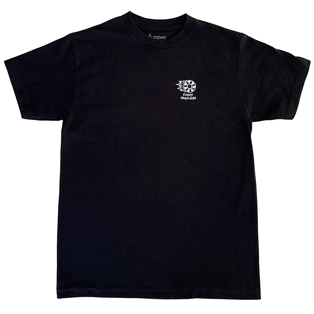 Sunday Burning Hot T-Shirt Black