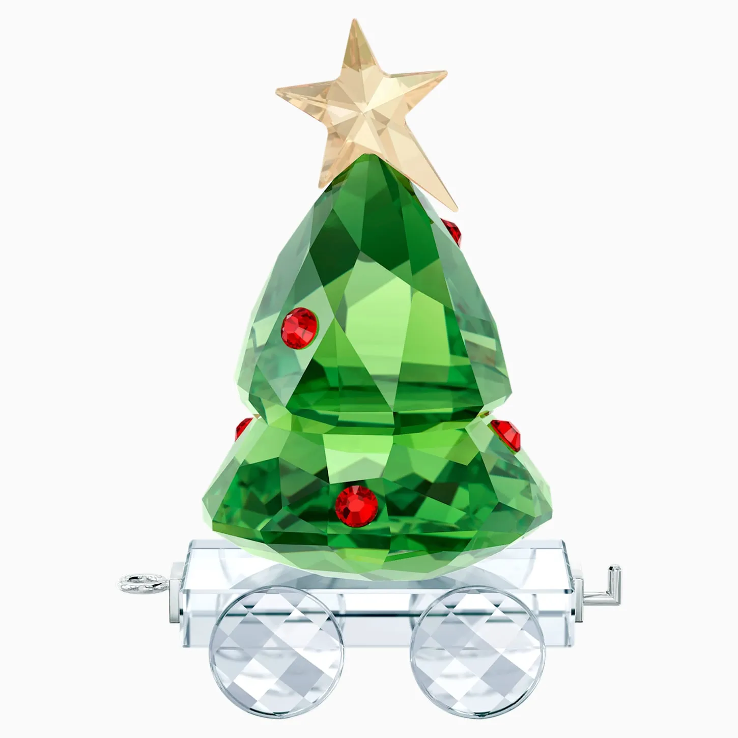 Swarovski Christmas Figurines CHRISTMAS TREE WAGON -5399977