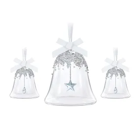 Swarovski Crystal Christmas Ornaments Set of 3 CHRISTMAS BELLS 2016 #5223283