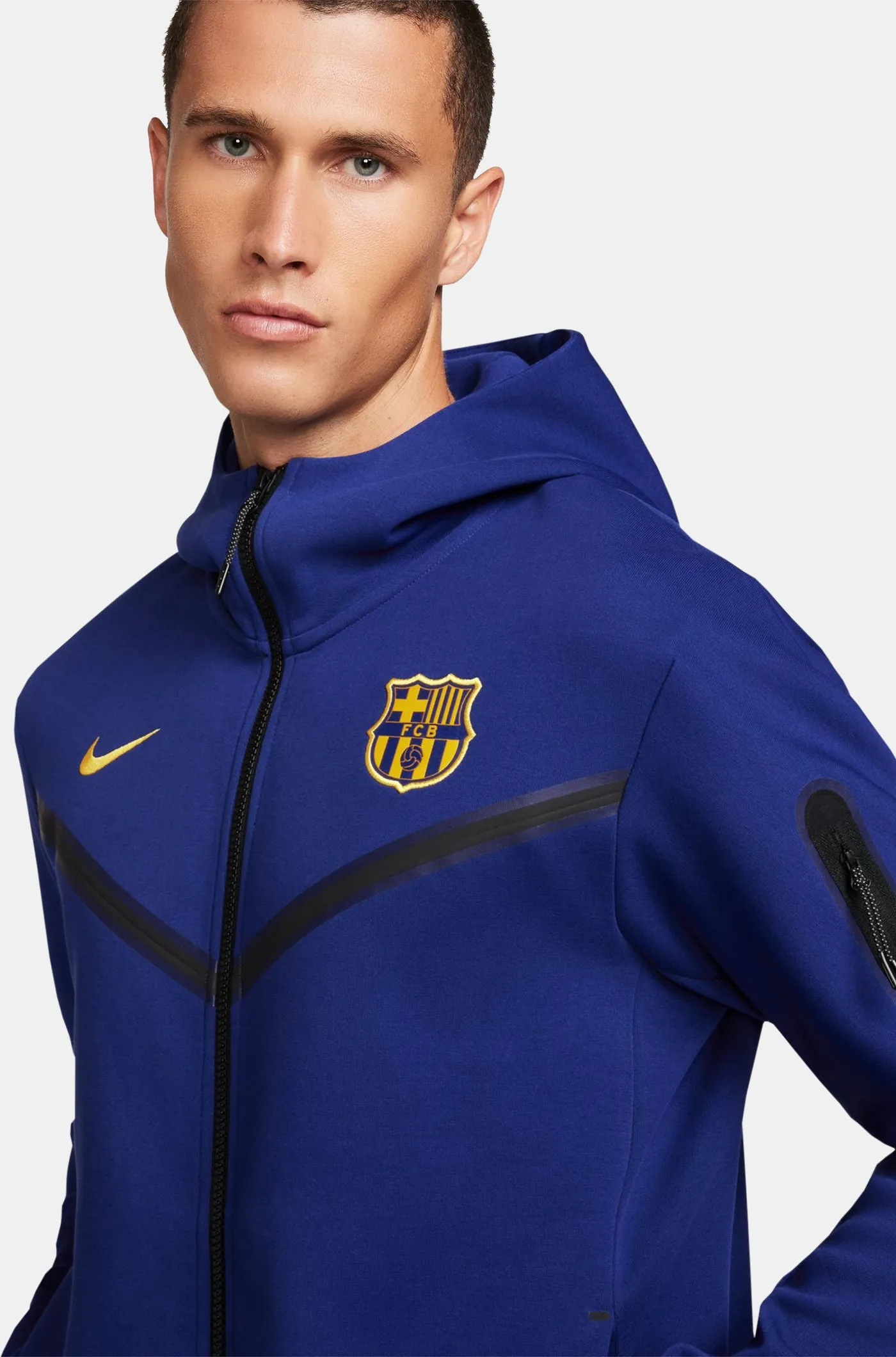 Tech jacket blue royal Bara Nike