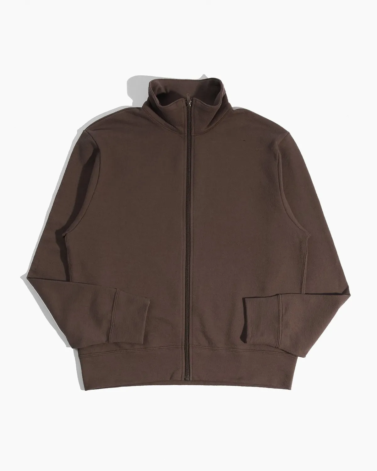 Textured Full Zip Jacket - Bark