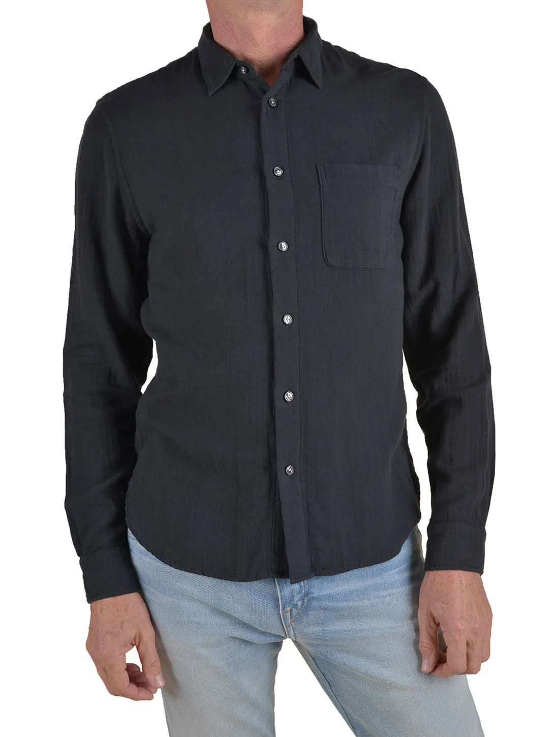 The Ripper Double Gauze Shirt - Black