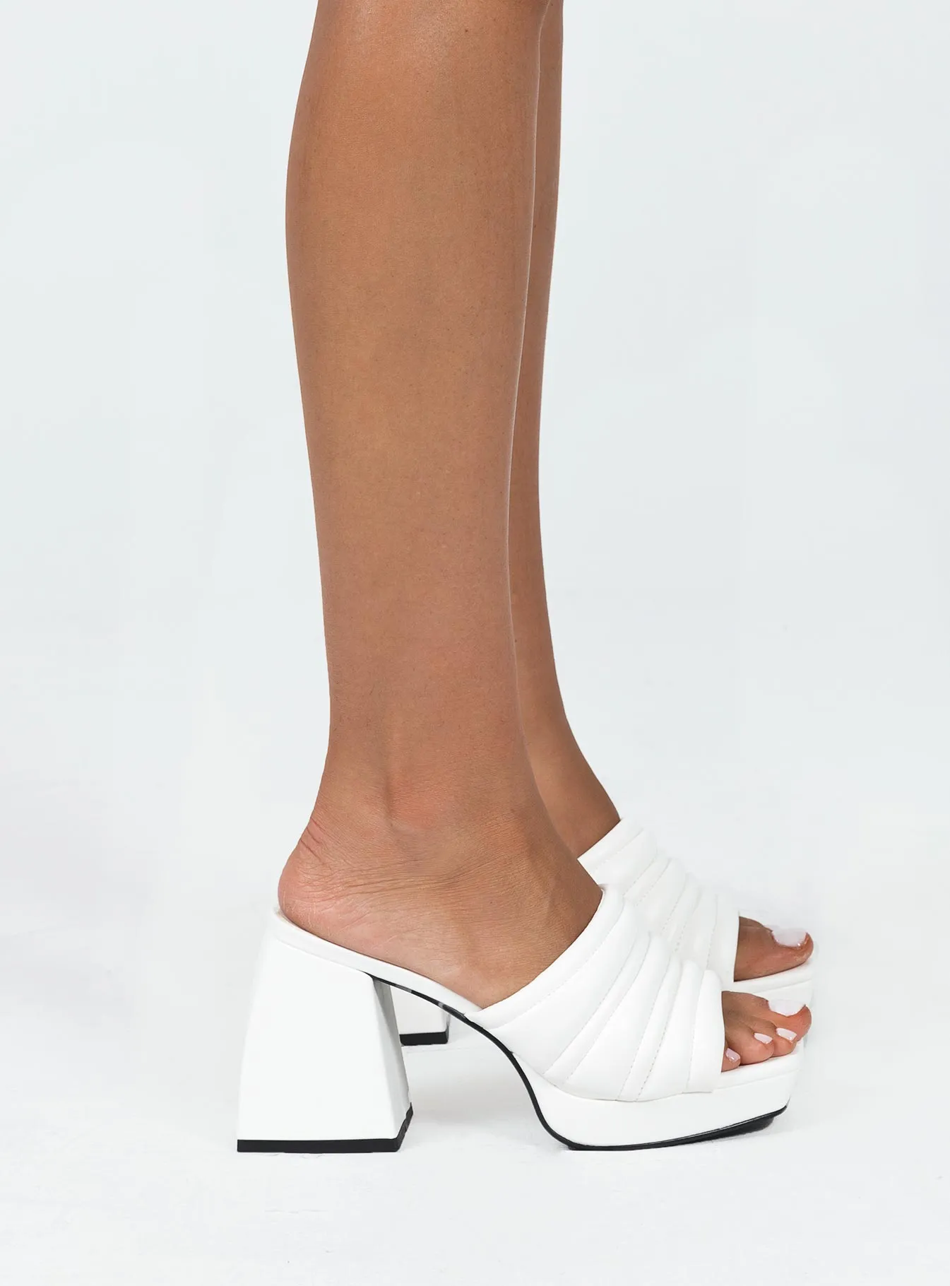 Therapy Euphoria Heels White