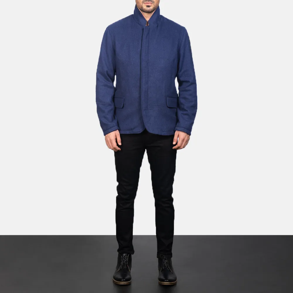 Thomas Blue Wool Jacket