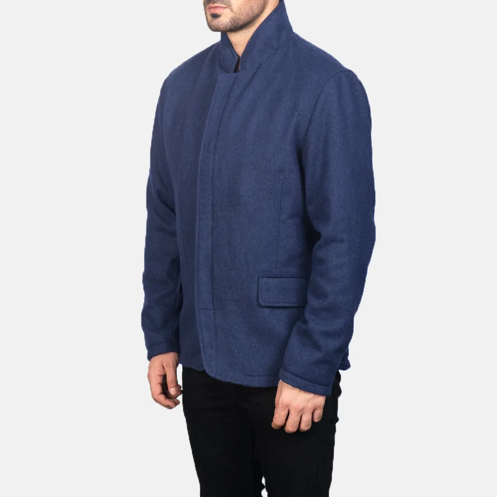 Thomas Blue Wool Jacket