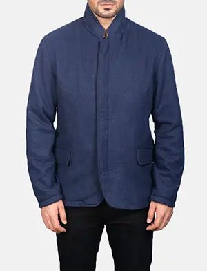 Thomas Blue Wool Jacket