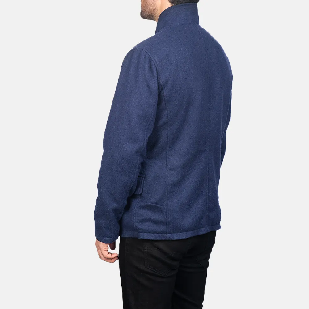 Thomas Blue Wool Jacket