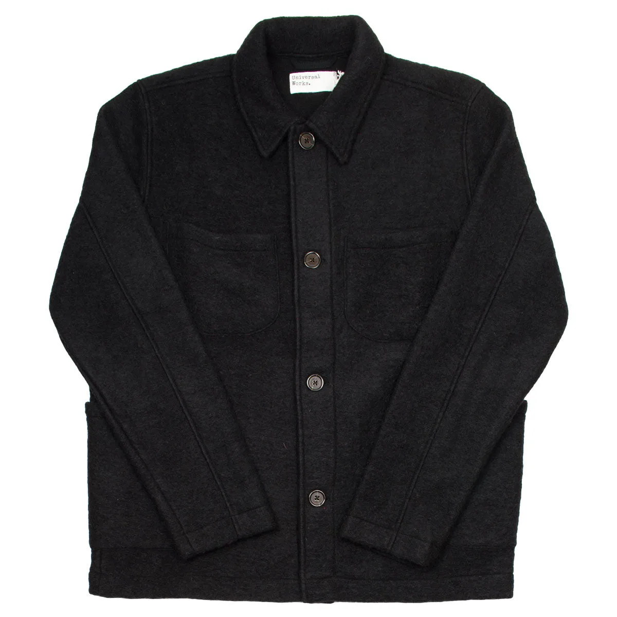 Universal Works - Lumber Jacket Wool Fleece - Black