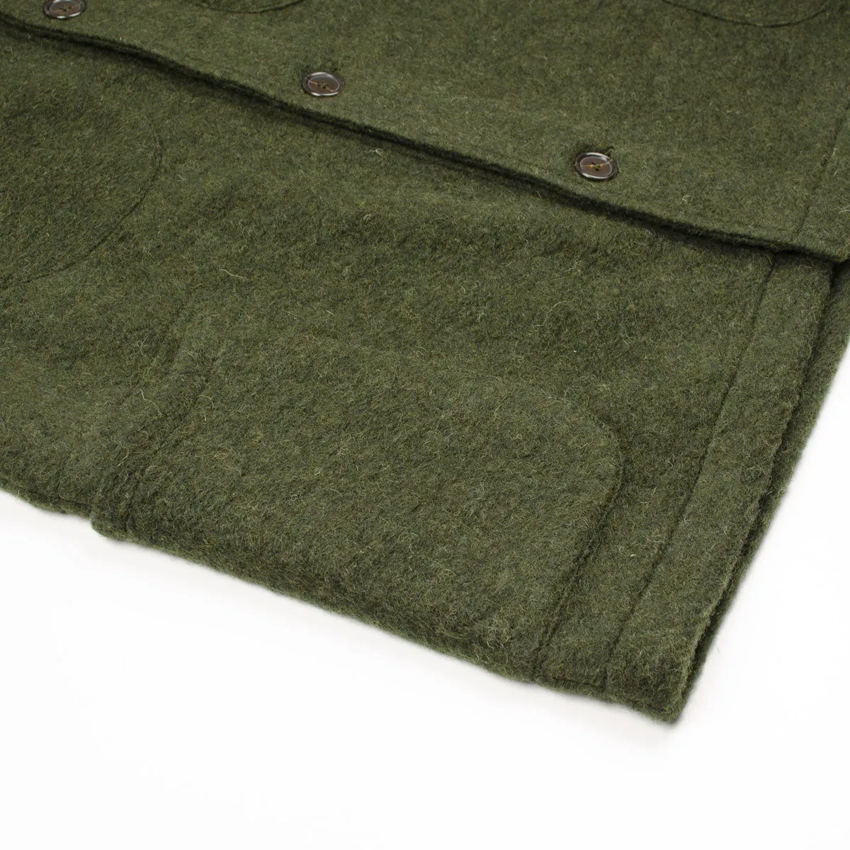 Universal Works - Lumber Jacket Wool Fleece - Olive